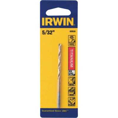 Irwin 5/32 In. x 3-1/8 In. Titanium Drill Bit