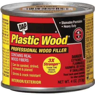 DAP Plastic Wood 4 Oz. Gold Oak Solvent Professional Wood Filler