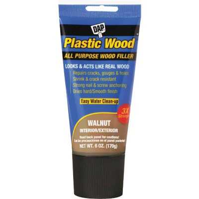Dap Plastic Wood 6 Oz. Walnut All Purpose Wood Filler